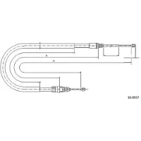 METZGER 10.6037 Handremkabel