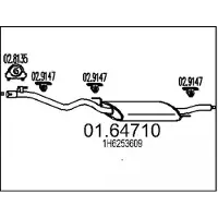 MTS 01.64710 Einddemper