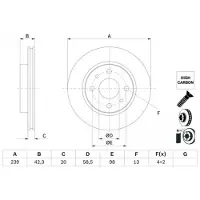 Bosch 0 986 479 E34 Remschijf