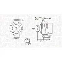 MAGNETI MARELLI 063731928010 Dynamo / Alternator