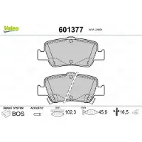 Valeo 601377 Remblokken