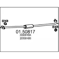 MTS Middendemper 01.50817