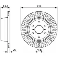 Bosch Remschijf 0 986 479 W32, 1 stuk