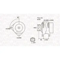 MAGNETI MARELLI Dynamo / Alternator 063731823010
