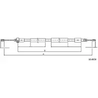 METZGER 10.4654 Handremkabel