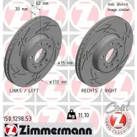 ZIMMERMANN 150.1298.53 Remschijf
