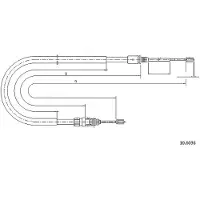METZGER 10.6036 Handremkabel