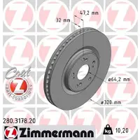 ZIMMERMANN 280.3178.20 Remschijf