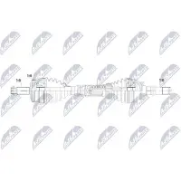 NTY NPW-LR-057 Aandrijfas