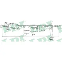 LPR C0481B Handremkabel
