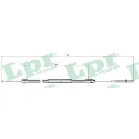 LPR C0638B Handremkabel