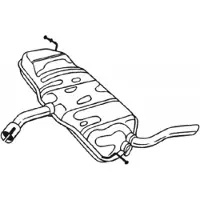 Bosal 227-031 Einddemper