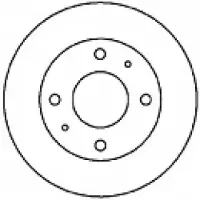 MAPCO 25520 Remschijf