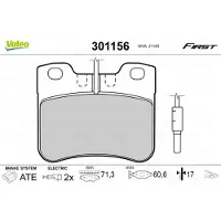 Valeo 301156 Remblokken