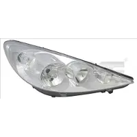 TYC Koplamp rechts 20-12181-15-2 TYC voor o.a. PEUGEOT