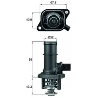 MAHLE ORIGINAL TI 16 105 Thermostaat, koelvloeistof