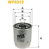WIX FILTERS WF8312 Brandstoffilter