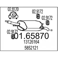 MTS 01.65870 Einddemper