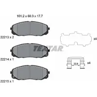 Textar Remblokset 2221301, voor