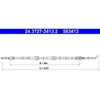 Ate 24.3727-3413.2 Handremkabel