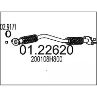 MTS 01.22620 Voorpijp
