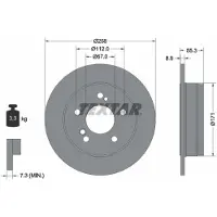 Textar 92032003 Remschijf