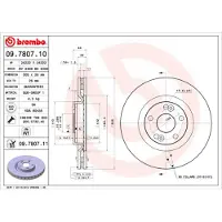 Brembo 09.7807.11 Remschijf
