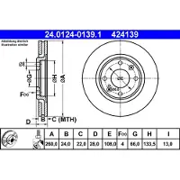 Ate Remschijf 24.0124-0139.1
