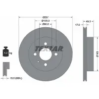 Textar 92131200 Remschijf