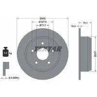 Textar Remschijf 92113700