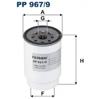 FILTRON Brandstoffilter PP 967/9