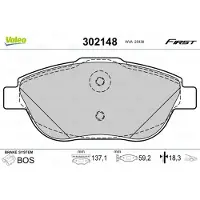 Valeo 302148 Remblokken