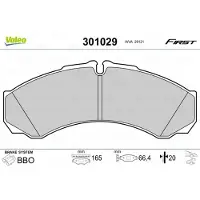Valeo 301029 Remblokken