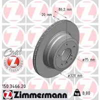 ZIMMERMANN 150.3466.20 Remschijf