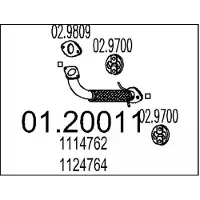 MTS 01.20011 Voorpijp