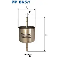 FILTRON Brandstoffilter PP865/1