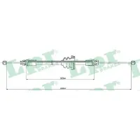 LPR C0754B Handremkabel
