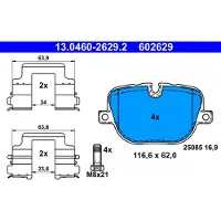 Ate Remblokset, schijfrem 13.0460-2629.2