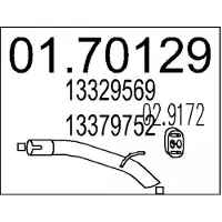 MTS 01.70129 Voorpijp