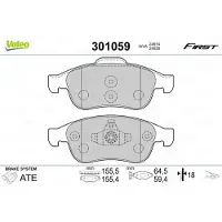 Valeo 301059 Remblokken