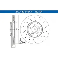 Ate Remschijf 24.0132-0194.1, 1 stuk