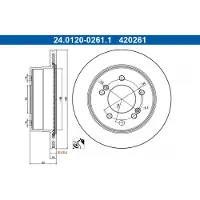 Ate 24.0120-0261.1 Remschijf