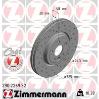 ZIMMERMANN 290.2269.52 Remschijf