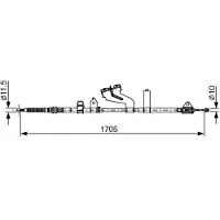Bosch 1 987 482 654 Handremkabel
