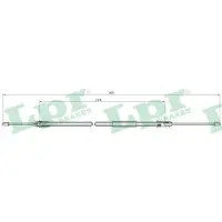 LPR C1001B Handremkabel