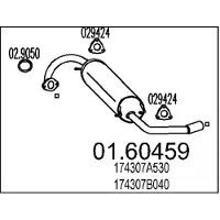 MTS 01.60459 Einddemper