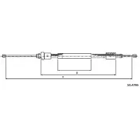 METZGER 10.4706 Handremkabel