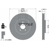 Textar 92123603 Remschijf