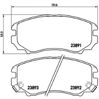 Brembo P 30 018X Remblokken
