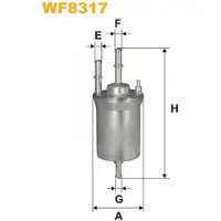 WIX FILTERS WF8317 Brandstoffilter